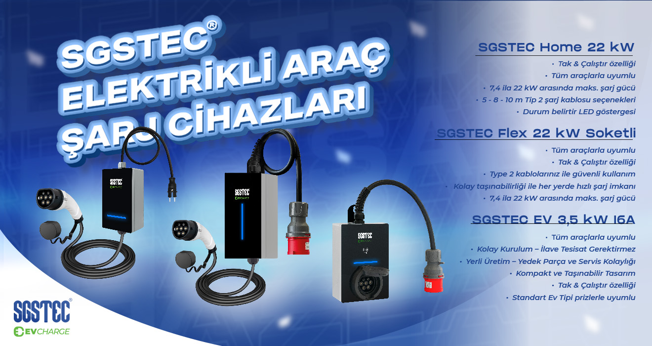 SGSTEC Elektrikli Araç Şarj İstasyonları Slider 6